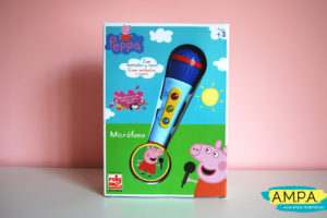 LOTE 01 | Peppa Pig Micro de manos con amplificador