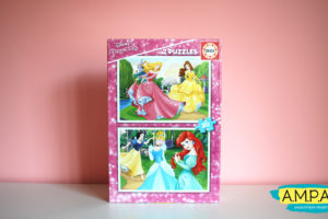 LOTE 03 | Puzzle Princesas Disney, 2×20 piezas